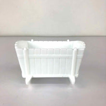 Load image into Gallery viewer, Milk Glass Baby Cradle