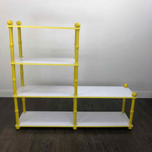 Load image into Gallery viewer, Yellow Faux Rattan Shelf