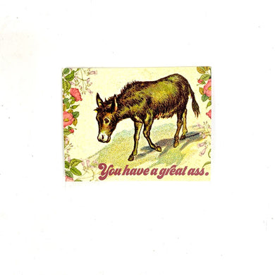 Great Ass Donkey Card