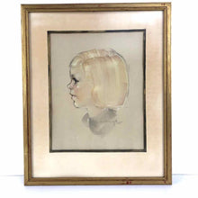 Load image into Gallery viewer, Sally Draper Pastel Portrait