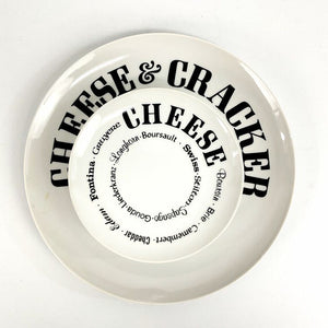 Cheese Typography Plate Set