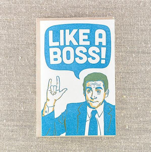 Like A Boss Card