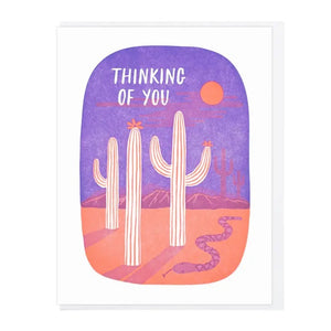 Thinking of You Cactus Card