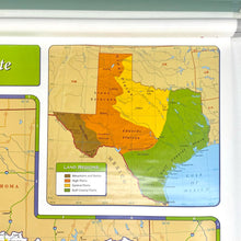 Load image into Gallery viewer, Texas State Pull Down Map