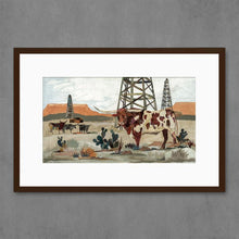 Load image into Gallery viewer, Dolan Geiman Signed Print Longhorn (Mesa King)
