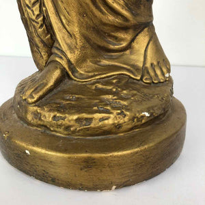 Gold Woman Figure Sculpture