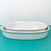 Load image into Gallery viewer, French White Casserole Dishes