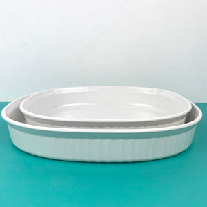 French White Casserole Dishes