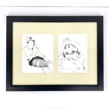 Load image into Gallery viewer, Girl Pen &amp; Ink Drawings