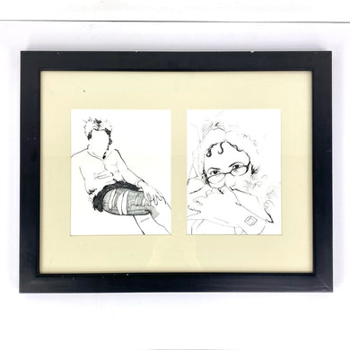 Girl Pen & Ink Drawings