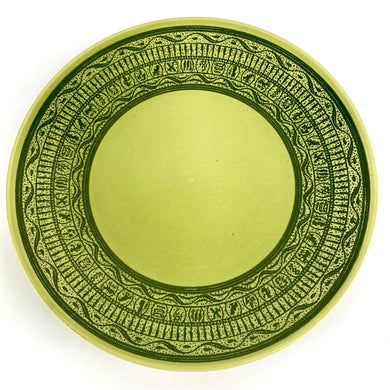 Green1970s Pottery Plate