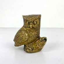 Load image into Gallery viewer, Small Brass Owl