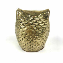 Load image into Gallery viewer, Small Brass Owl