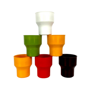 Plastic 1970s Cups