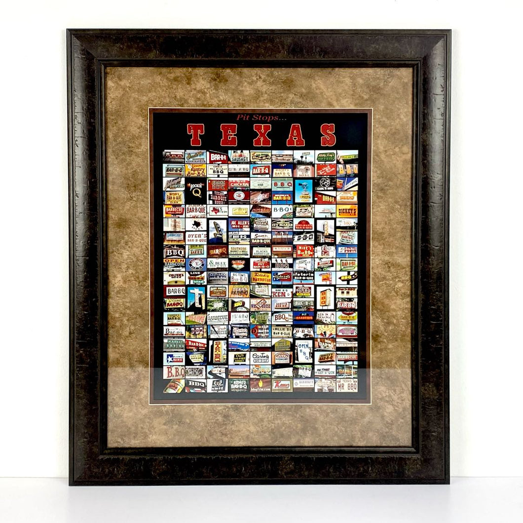 Texas BBQ Signs Photo Print
