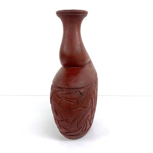 Oxblood Pottery Vase