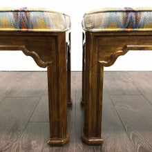 Load image into Gallery viewer, Drexel Upholstered Wooden Stools