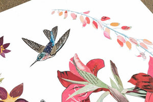 Gunnison Garden - Hummingbird Signed Print