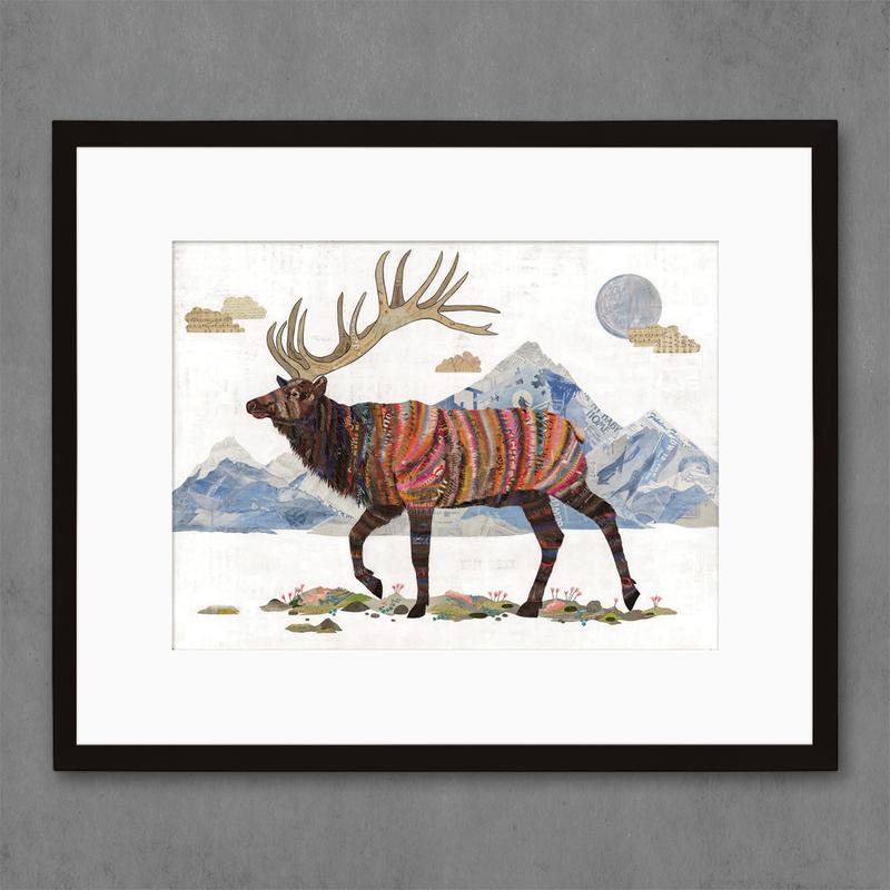 Dolan Geiman Signed Print Elk, King of the Continental Divide