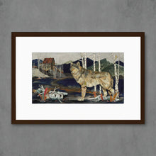 Load image into Gallery viewer, Miner&#39;s Apparition Wolf Signed Print
