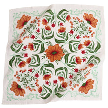 Load image into Gallery viewer, Floral White Floral Bandana