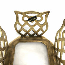 Load image into Gallery viewer, Brass Owl Notepad Holder