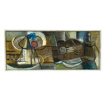 Load image into Gallery viewer, Modern Cubist Still Life Painting