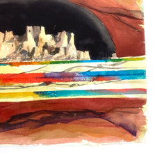 Load image into Gallery viewer, Cliff Dwelling Watercolor Painting