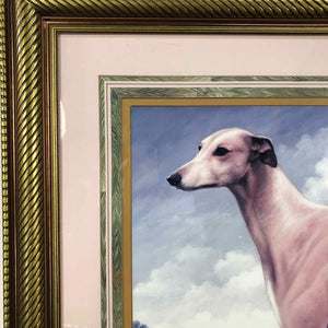 Greyhound Dog Portrait