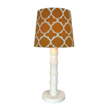 Load image into Gallery viewer, Quatrefoil Faux Bamboo Lamp