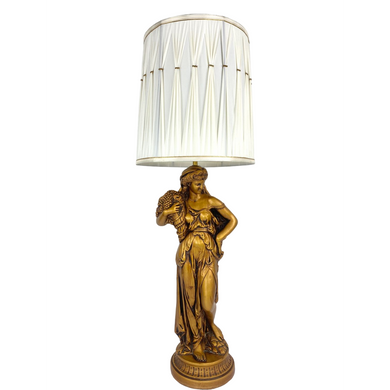 Oversized Golden Lady Lamp