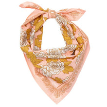 Load image into Gallery viewer, Claire Mustard Floral Bandana