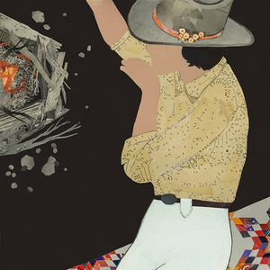 Dolan Geiman Signed Print Campfire Cowgirl