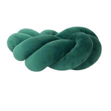 Load image into Gallery viewer, Steamed Spinach Spiral Knot Pillow
