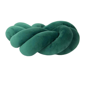 Steamed Spinach Spiral Knot Pillow