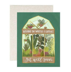 Greenhouse Get Well Soon Card