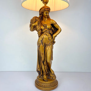 Oversized Golden Lady Lamp