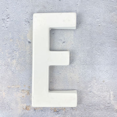 Plastic Sign Letter E