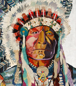 American Heritage (Chief) Signed Print