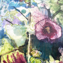 Load image into Gallery viewer, Mixed Media Floral Art