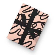 Load image into Gallery viewer, Pink Squiggle Wrapping Paper