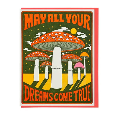 Dream Come True Mushrooms Card