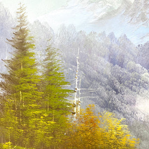 Mountain River Landscape Painting
