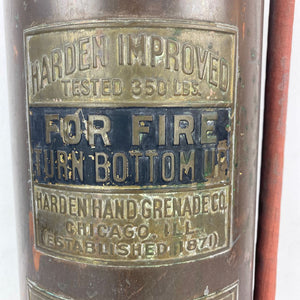 Antique Copper Fire Extinguisher