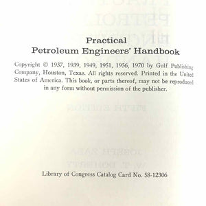 Practical Petroleum Engineers Handbook