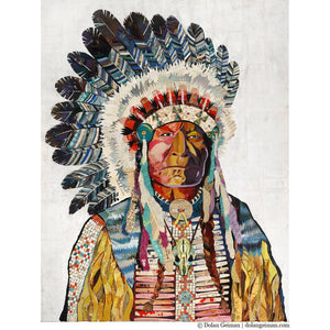 American Heritage (Chief) Signed Print