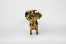Load image into Gallery viewer, Brass Dachshund Dog Sculpture