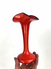 Load image into Gallery viewer, Orange Glass Vase