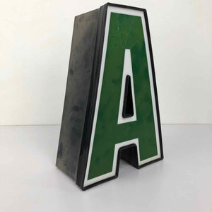 Green Channel Letter A