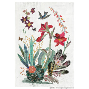Gunnison Garden - Hummingbird Signed Print